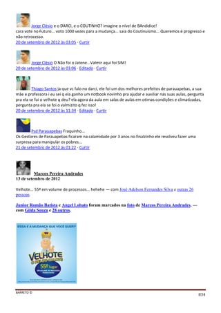 Facebook - A arma letal em Campanhas Eleitorais 