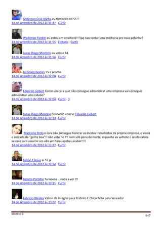 Facebook - A arma letal em Campanhas Eleitorais 