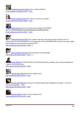 Facebook - A arma letal em Campanhas Eleitorais 