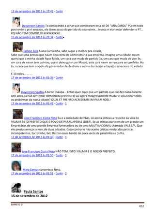 Facebook - A arma letal em Campanhas Eleitorais 