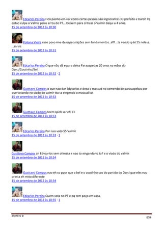 Facebook - A arma letal em Campanhas Eleitorais 