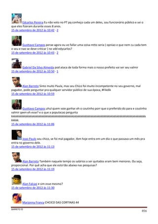 Facebook - A arma letal em Campanhas Eleitorais 