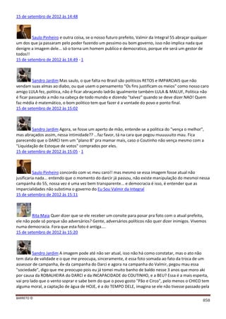 Facebook - A arma letal em Campanhas Eleitorais 