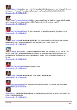 Facebook - A arma letal em Campanhas Eleitorais 