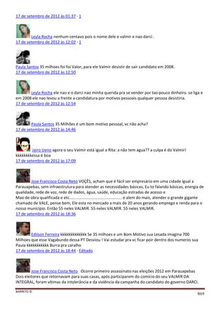 Facebook - A arma letal em Campanhas Eleitorais 