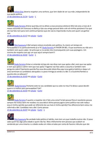 Facebook - A arma letal em Campanhas Eleitorais 