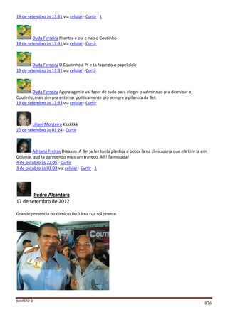 Facebook - A arma letal em Campanhas Eleitorais 