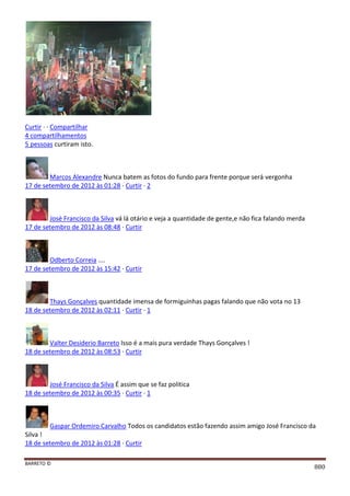 Facebook - A arma letal em Campanhas Eleitorais 