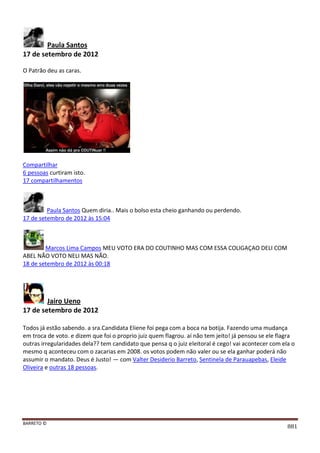 Facebook - A arma letal em Campanhas Eleitorais 