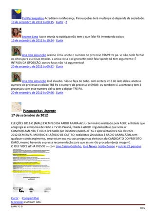 Facebook - A arma letal em Campanhas Eleitorais 