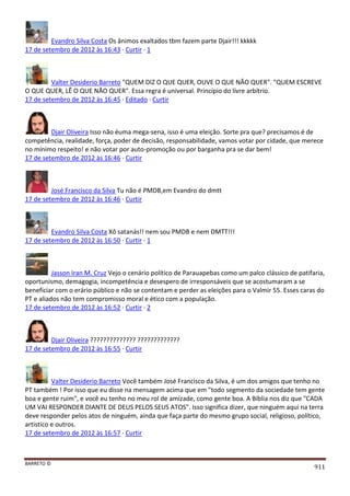 Facebook - A arma letal em Campanhas Eleitorais 