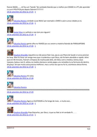 Facebook - A arma letal em Campanhas Eleitorais 