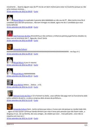 Facebook - A arma letal em Campanhas Eleitorais 