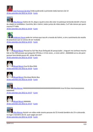 Facebook - A arma letal em Campanhas Eleitorais 