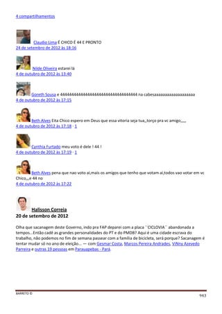 Facebook - A arma letal em Campanhas Eleitorais 