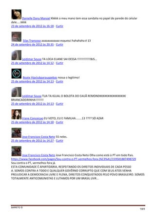 Facebook - A arma letal em Campanhas Eleitorais 