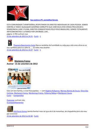 Facebook - A arma letal em Campanhas Eleitorais 