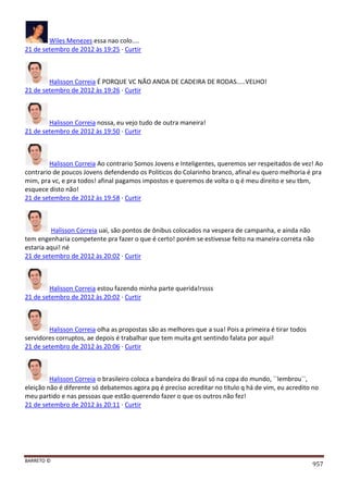 Facebook - A arma letal em Campanhas Eleitorais 