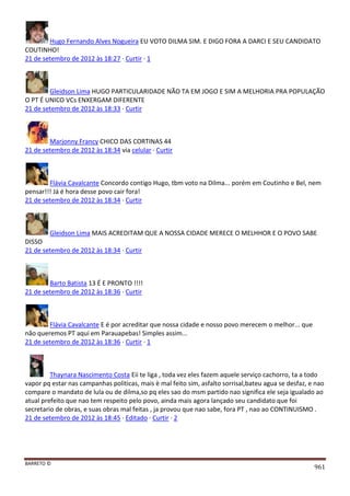 Facebook - A arma letal em Campanhas Eleitorais 