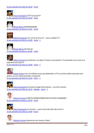 Facebook - A arma letal em Campanhas Eleitorais 