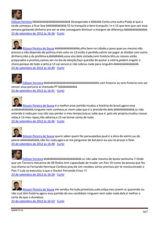 Facebook - A arma letal em Campanhas Eleitorais 