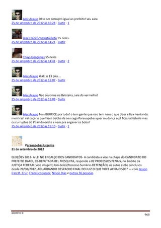 Facebook - A arma letal em Campanhas Eleitorais 