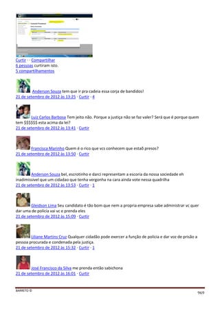 Facebook - A arma letal em Campanhas Eleitorais 