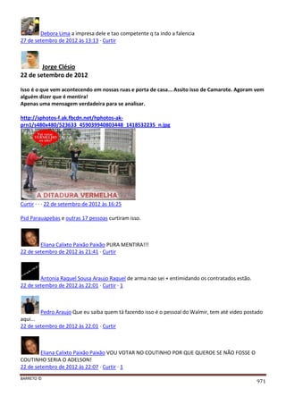 Facebook - A arma letal em Campanhas Eleitorais 