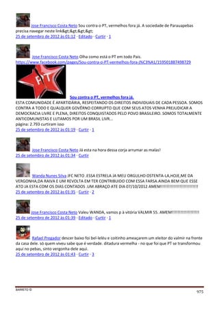 Facebook - A arma letal em Campanhas Eleitorais 