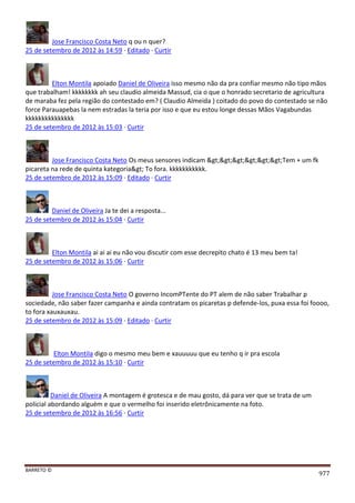 Facebook - A arma letal em Campanhas Eleitorais 