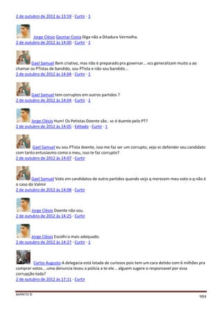 Facebook - A arma letal em Campanhas Eleitorais 