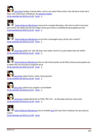 Facebook - A arma letal em Campanhas Eleitorais 