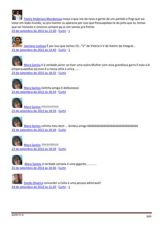 Facebook - A arma letal em Campanhas Eleitorais 