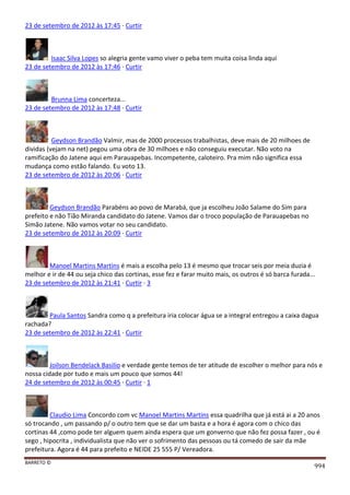 Facebook - A arma letal em Campanhas Eleitorais 