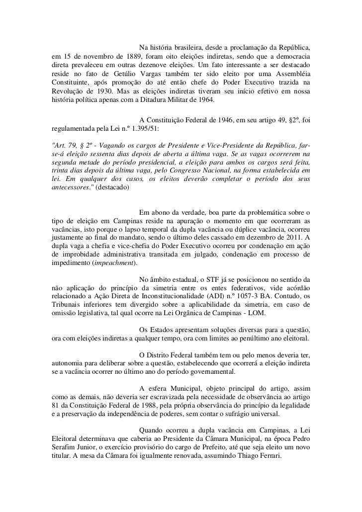 O Que Significa Eleições Diretas E Indiretas