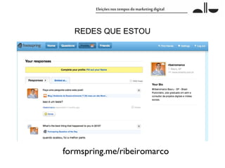 REDES QUE ESTOU




formspring.me/ribeiromarco
 