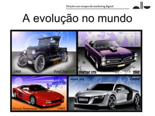 A evolução no mundo
 