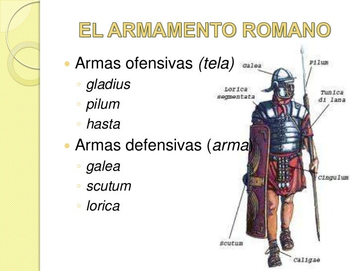 Armas Ofensivas De Los Antiguos Romanos