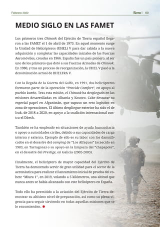 GUERRILLEROS
EN LA CUMBRE
El Mando de Operaciones Especiales
dispone de unidades especializadas
en combate en montaña
capa...