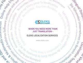 Eleks Localization Services 