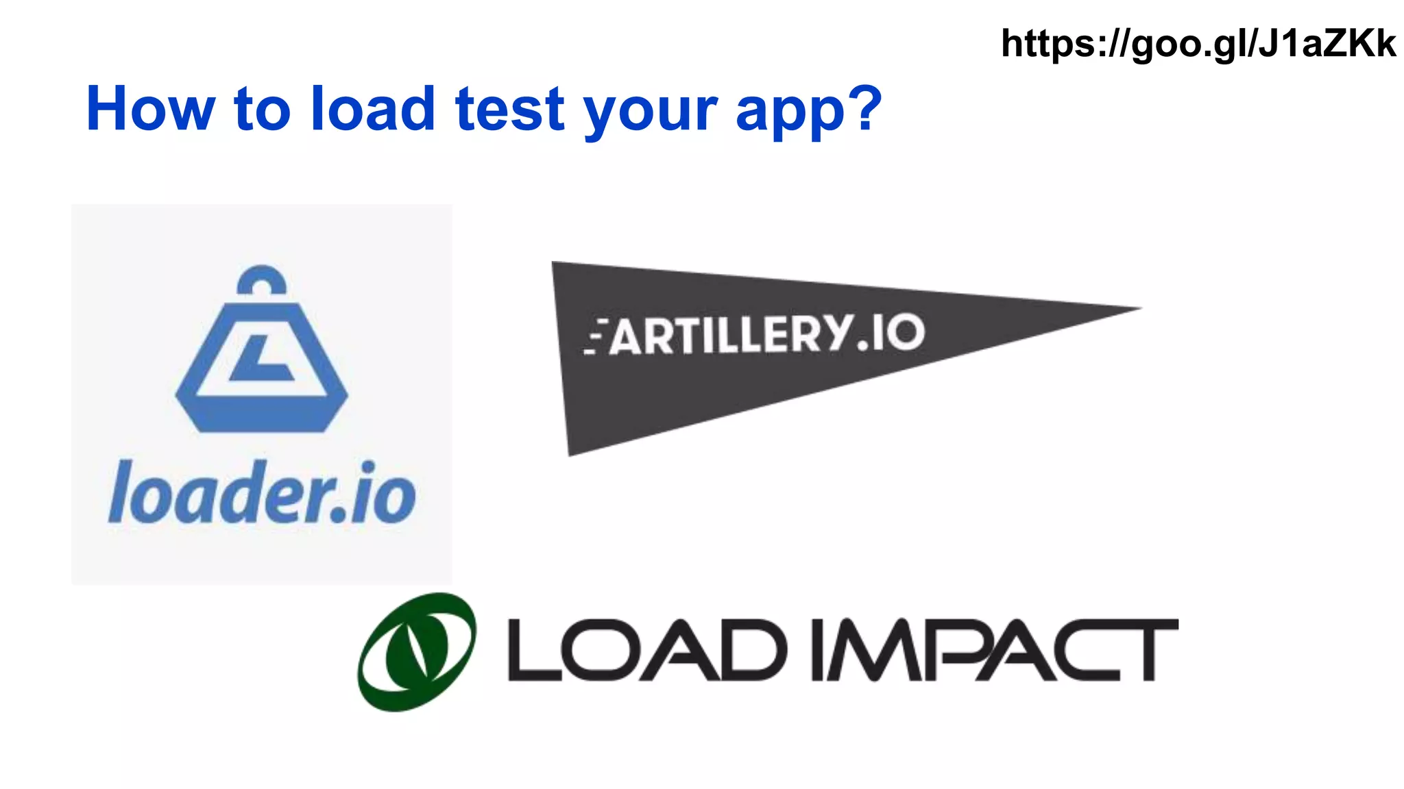How to load test your app?
https://goo.gl/J1aZKk
 