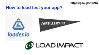 How to load test your app?
https://goo.gl/J1aZKk
 