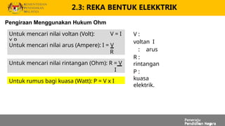 Rumus Rintangan Reka Bentuk Elektrik: Sistem, Keselamatan, dan Pengiraan Parameter | PPTX