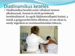 Elektromos áram a fizikoterápiában | PPT