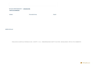 Di Gio chi 3DS Pubblicato in : nint e nd o 3d s
         Scrivi un co mme nt o



        Indietro :                                  To rna alla ho me                              Avanti :
        Go o gle Play Supera 15 miliardi di...                            Amazo n lists HTC One X Smartpho ne at...




elektro nicho use




              CREA UN BLO G G RATIS SU O VER-BLO G .CO M - CO NTATTI - C.G .U. - REMUNERAZIO NE IN DIRITTI D' AUTO RE - SEG NALA ABUSI - ARTICO LI PIÙ CO MMENTATI




                                                                                                                                                                     PDFmyURL.com
 