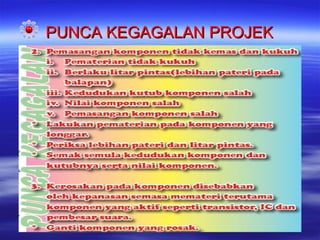 PUNCA KEGAGALAN PROJEK

 