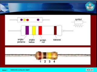 Modul 1 Elektronika analog dan digital
 
