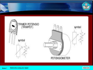 Modul 1 Elektronika analog dan digital
 