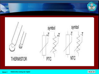 Modul 1 Elektronika analog dan digital
 