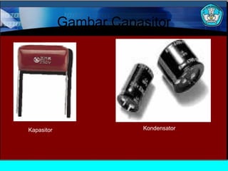 Gambar Capasitor
Kapasitor Kondensator
 